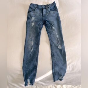 Express Denim Perfect Ankle Legging High Rise Size 2
